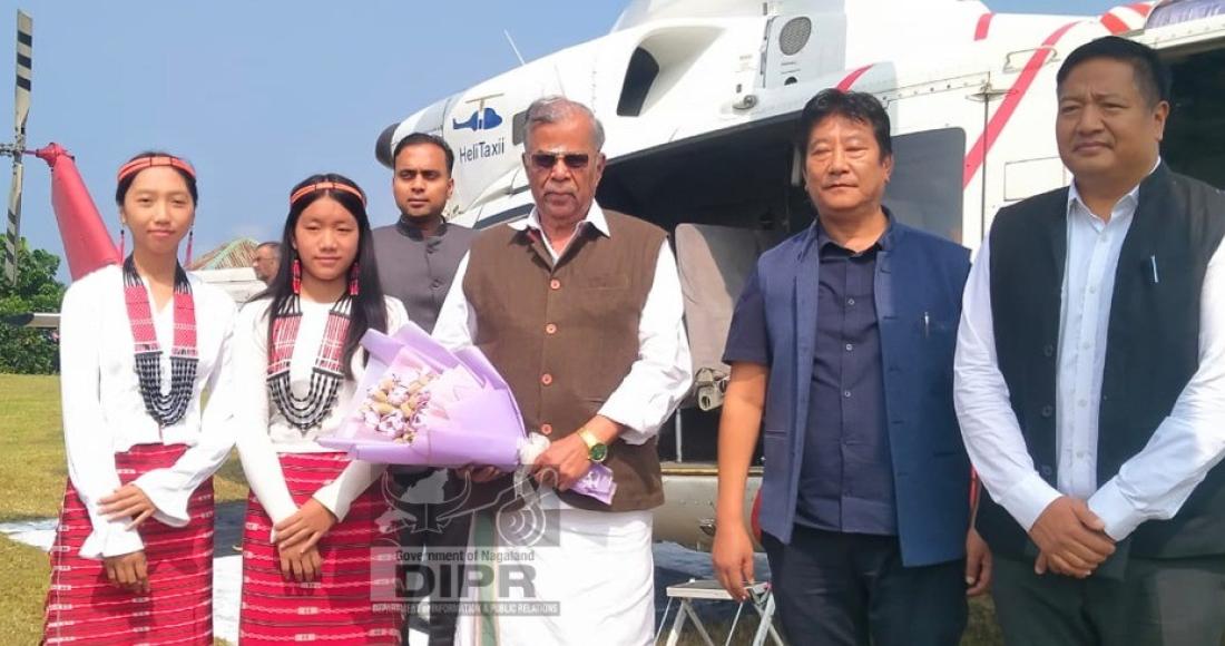 NAGALAND GOVERNOR, LA GANESAN VISITED LONGLENG DIPR Nagaland